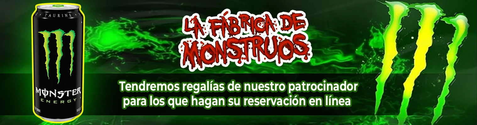 Monster Energy, patrocinador de La Fábrica de Monstruos