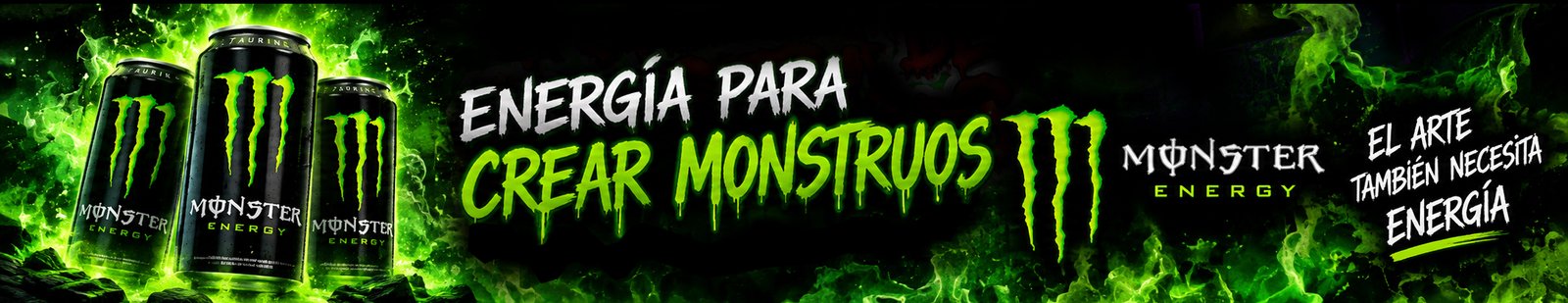 Monster Energy, patrocinador principal de La Fábrica de Monstruos