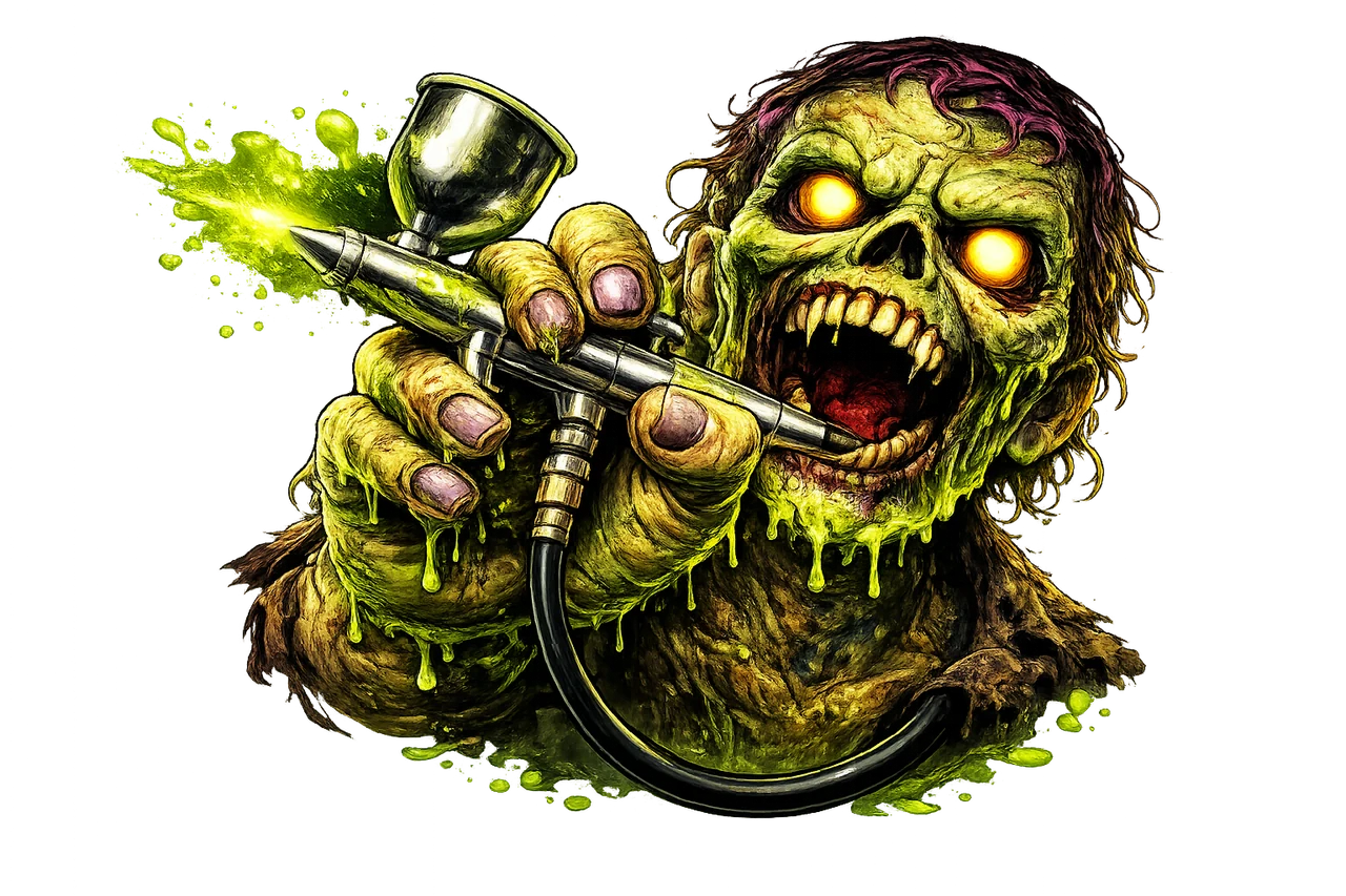 RotBrush Toxic Zombie con aerógrafo